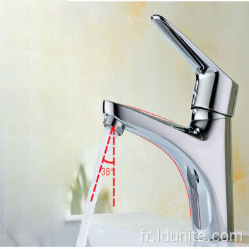 Robinets en laiton chrome mélangeurs robinets robinet de lavabo de bain